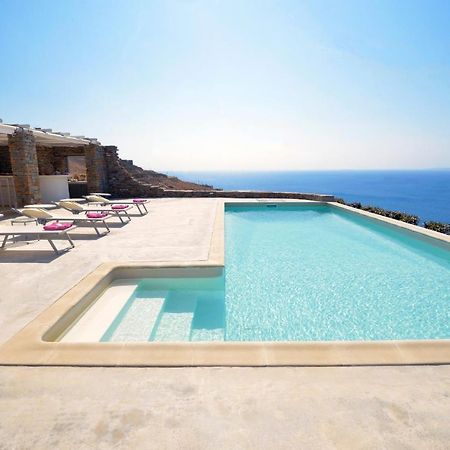 Spectacular Sunset View Villa At Melissaki Ioulis エクステリア 写真