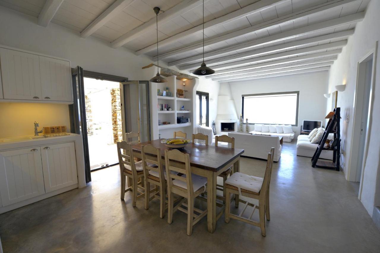 Spectacular Sunset View Villa At Melissaki Ioulis エクステリア 写真