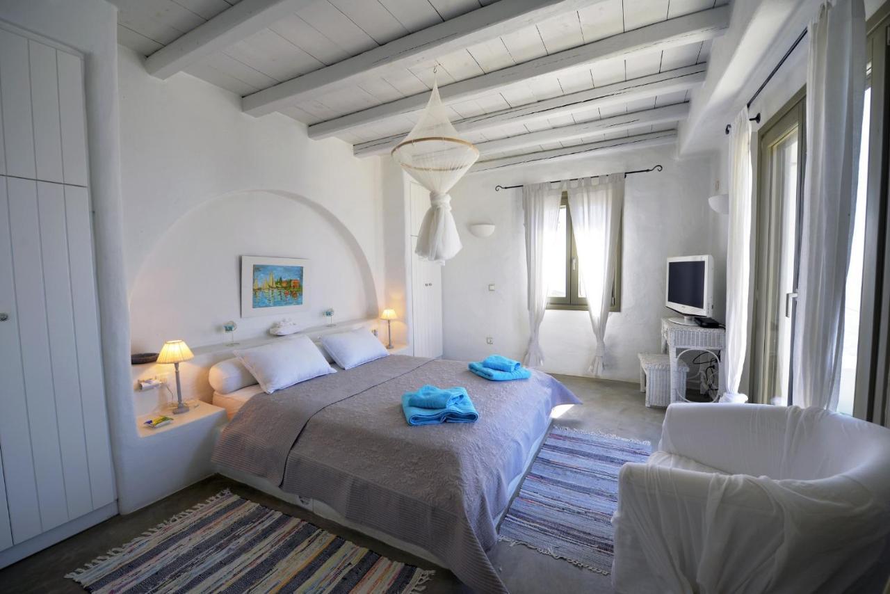 Spectacular Sunset View Villa At Melissaki Ioulis エクステリア 写真
