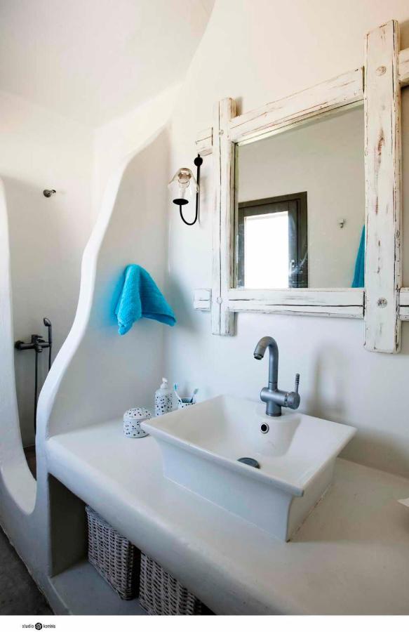 Spectacular Sunset View Villa At Melissaki Ioulis エクステリア 写真